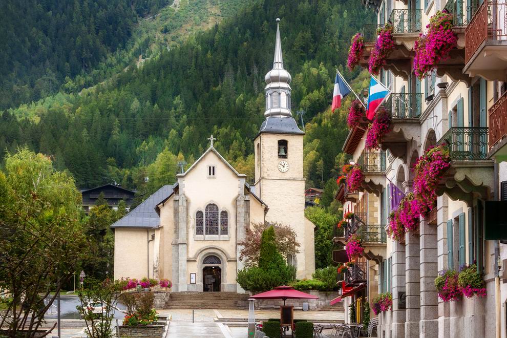 Saint Michael Catholic Church in Chamonix