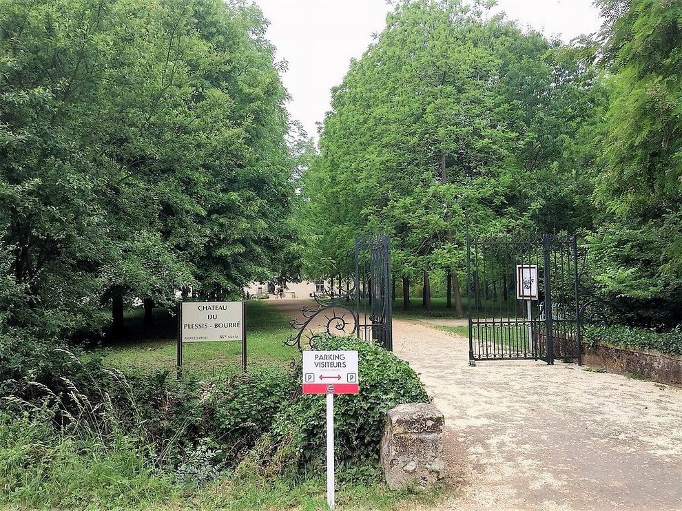 Plessis-Bourré-kastély park